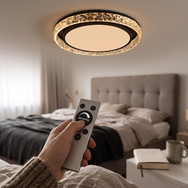 Crystal Halo Ceiling Light