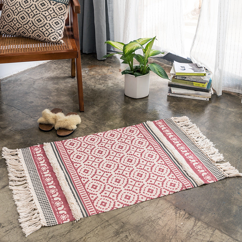 Cotton Linen Tufted Rug