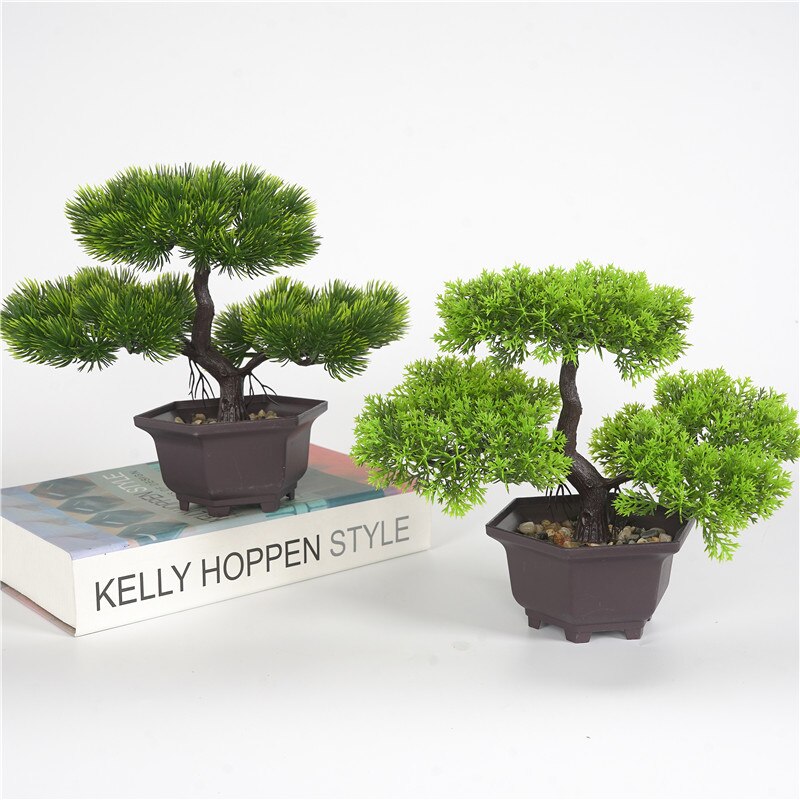 Artificial Pine Bonsai Tree Decor