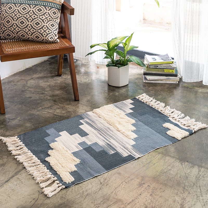 Cotton Linen Tufted Rug