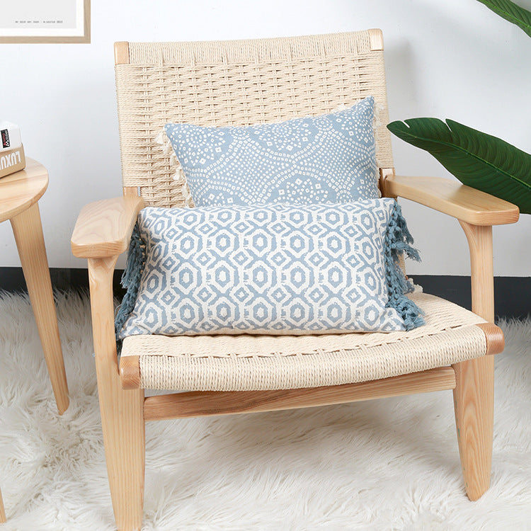 Tasseled Tufted Cushion Cover
