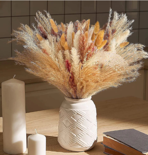 Boho Dried Flower Bouquet – Preserved, Undyed Natural | Loam & Linen