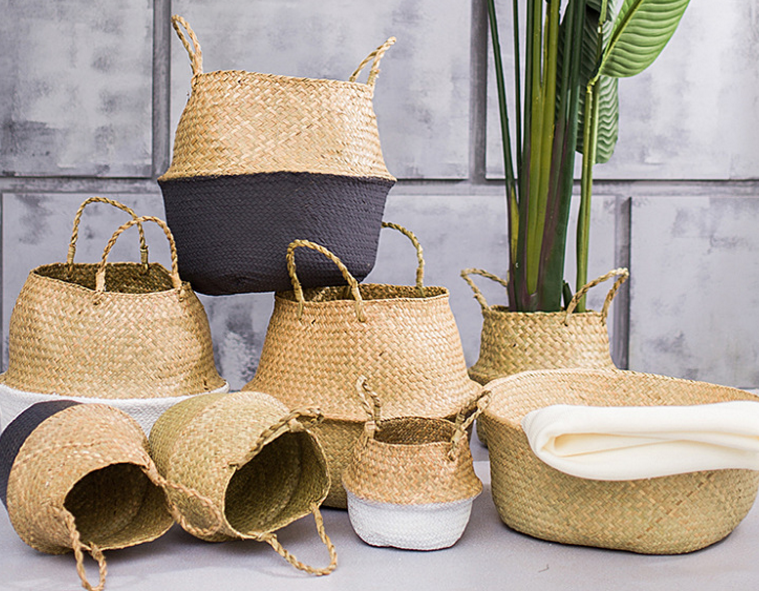 Handwoven Seagrass Basket