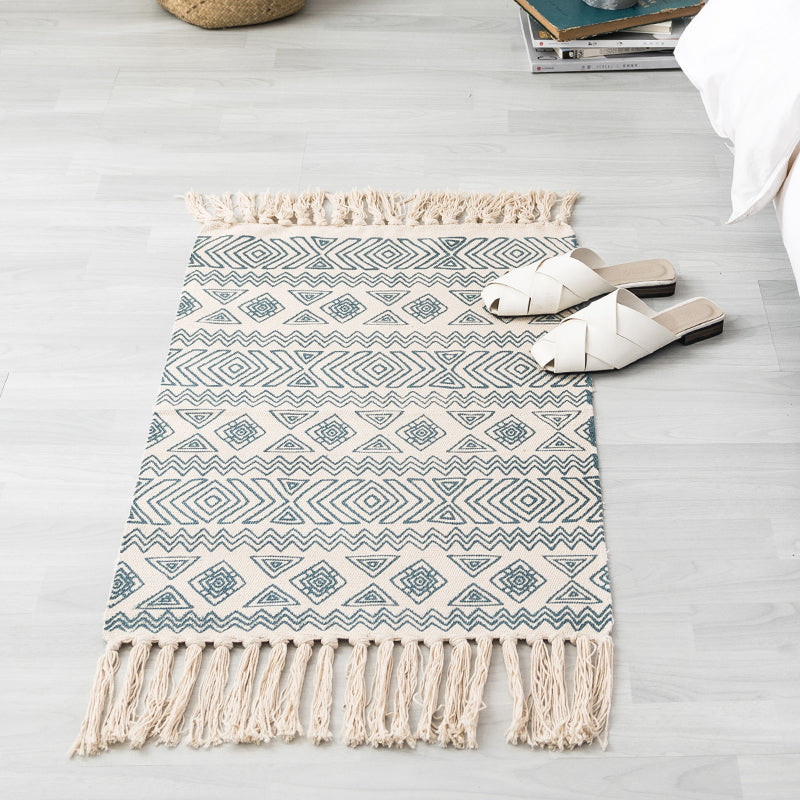 Cotton Linen Tufted Rug