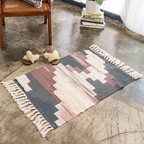 Cotton Linen Tufted Rug