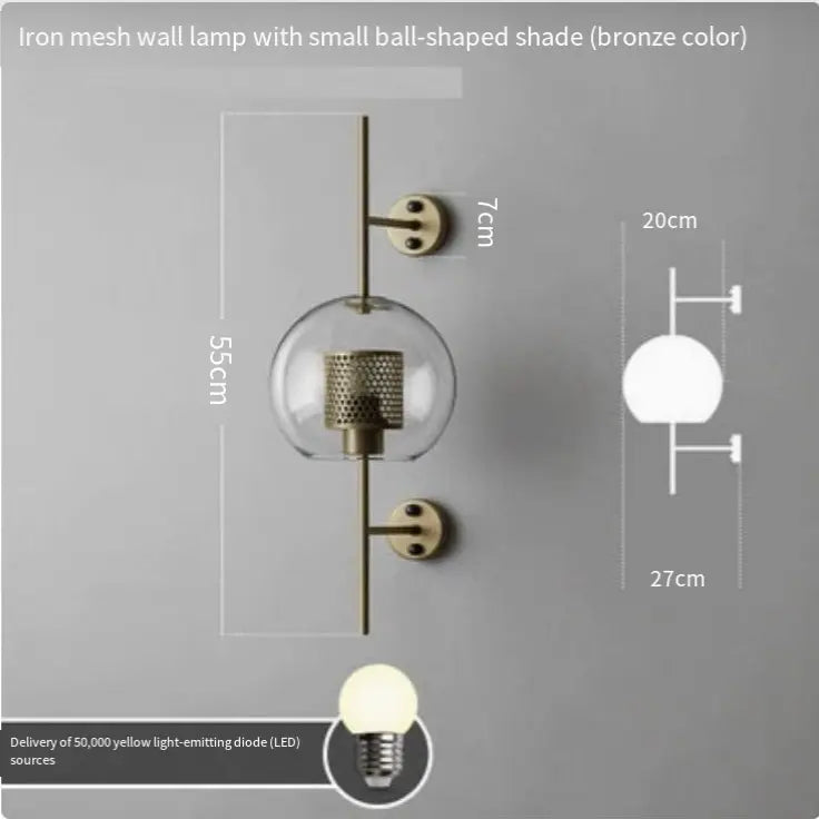 Nordic Glass Wall Sconce