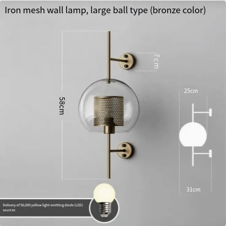 Nordic Glass Wall Sconce