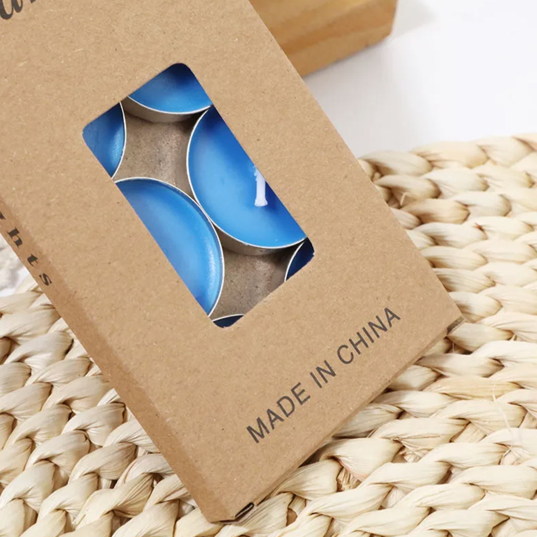 Aluminium Tealight Candle Set – 10 Pack, 7 Colours | Loam & Linen