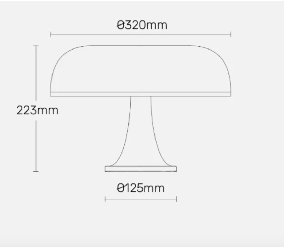 Nordic Retro Mushroom Lamp