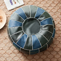 Moroccan Leather Pouf