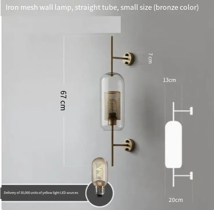 Nordic Glass Wall Sconce