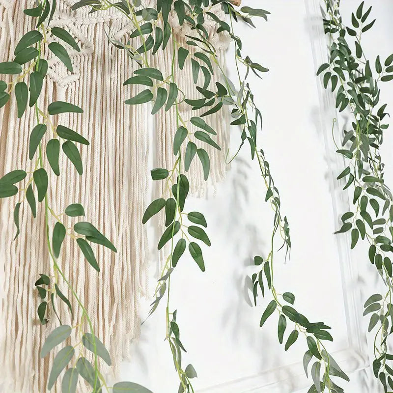 Willow Leaf Vine Greenery Garland