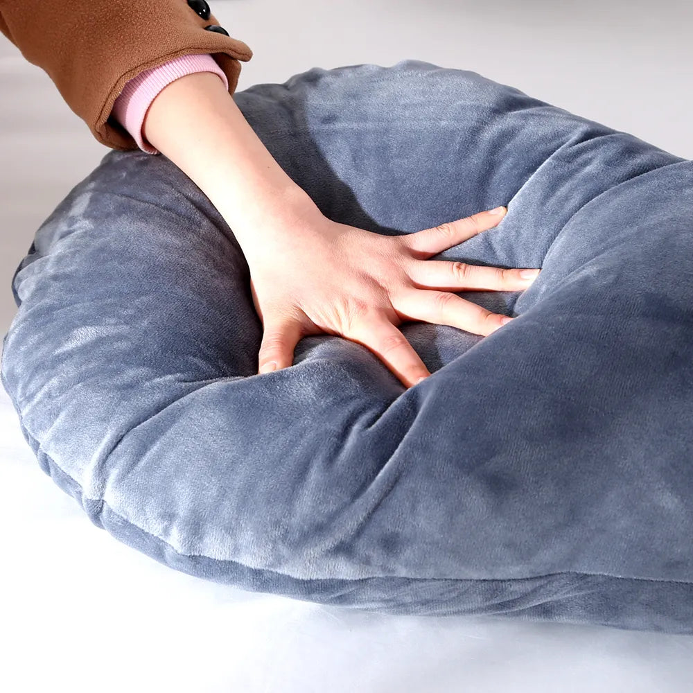 U-Shape Pregnancy Pillow – Full-Body Support, Washable Cover | Loam & Linen