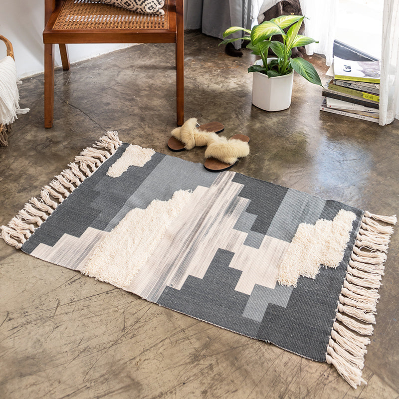 Cotton Linen Tufted Rug