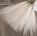 Faux Pampas Grass Stems – Non-Shedding, Beige & Brown | Loam & Linen
