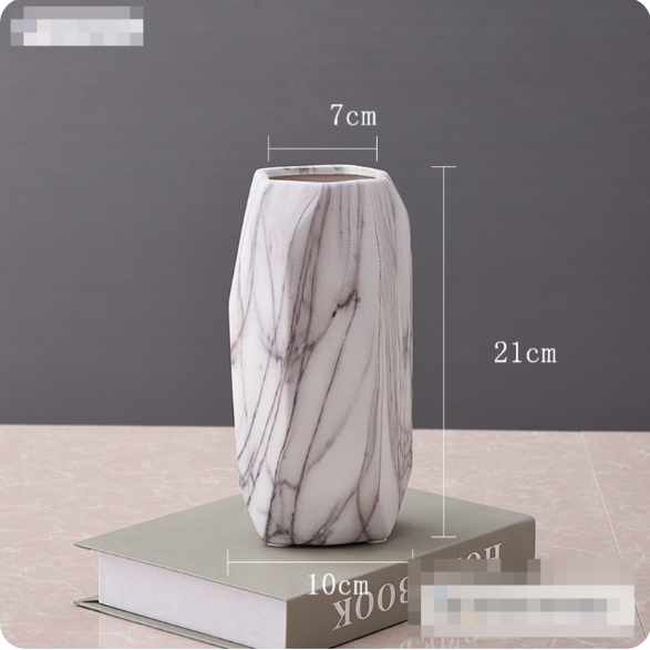 Stone-Pattern Ceramic Vase