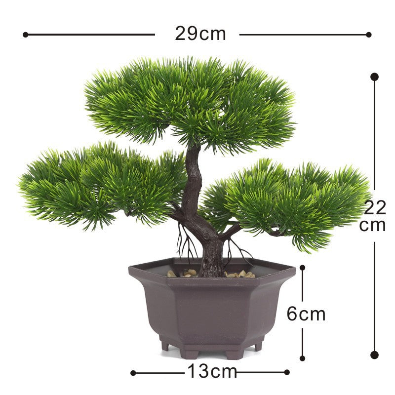 Artificial Pine Bonsai Tree Decor