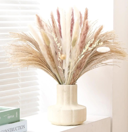 Boho Dried Flower Bouquet – Preserved, Undyed Natural | Loam & Linen