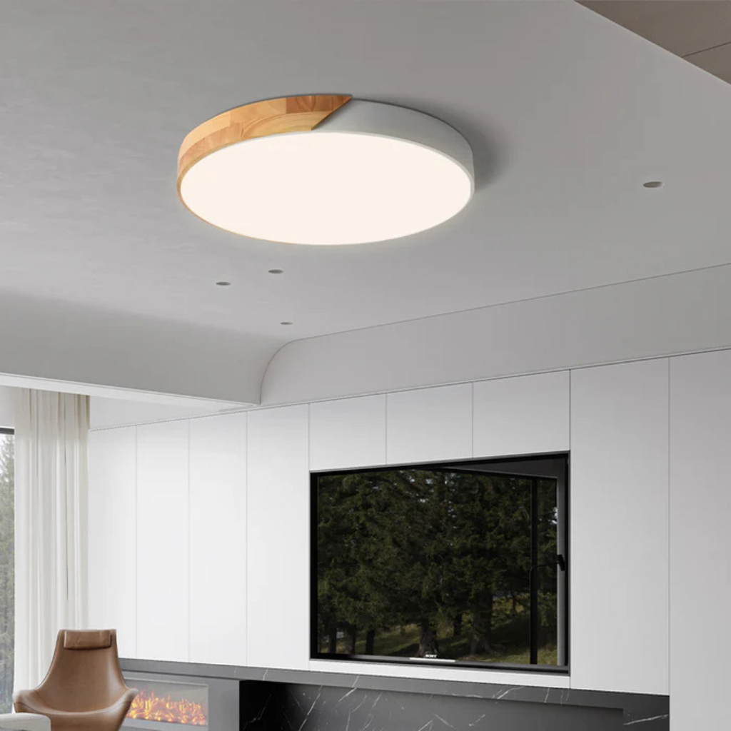 Nordic Wooden Ceiling Light