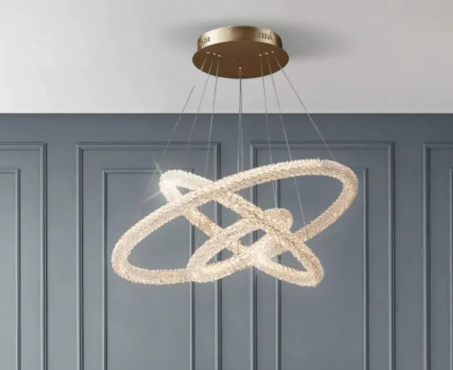 Crystal Halo Ceiling Light