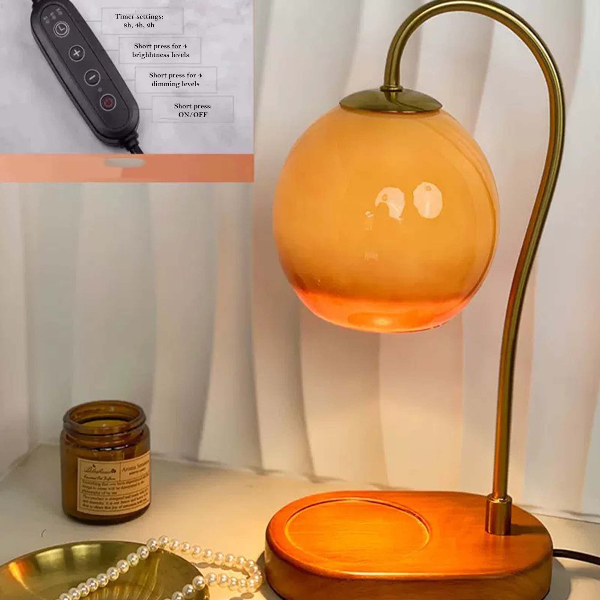 Candle Warmer Table Lamp