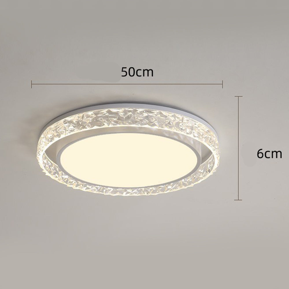 Crystal Halo Ceiling Light