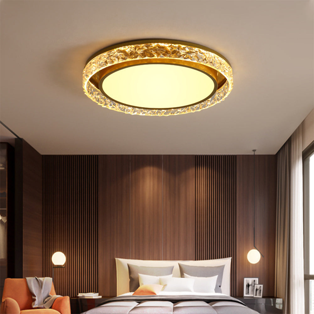 Crystal Halo Ceiling Light