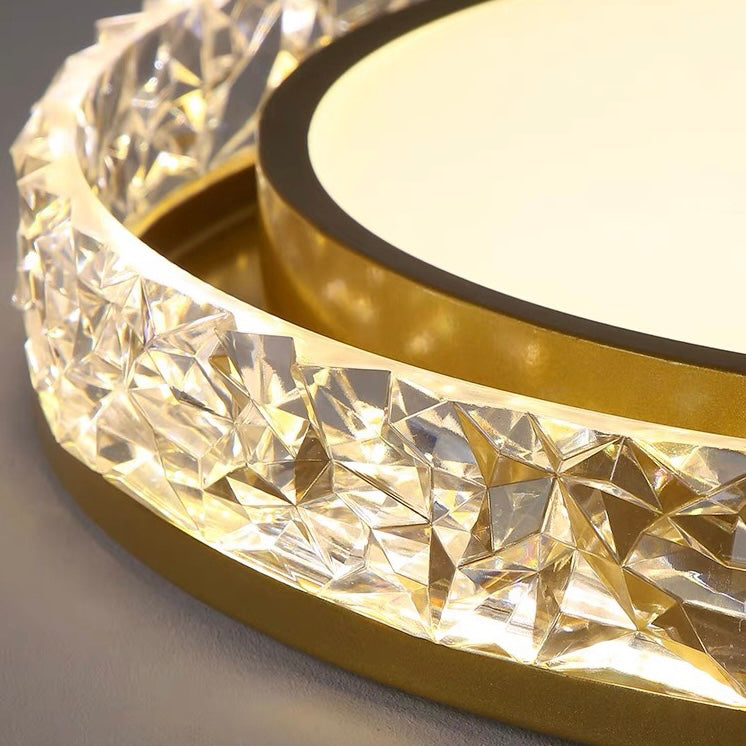 Crystal Halo Ceiling Light