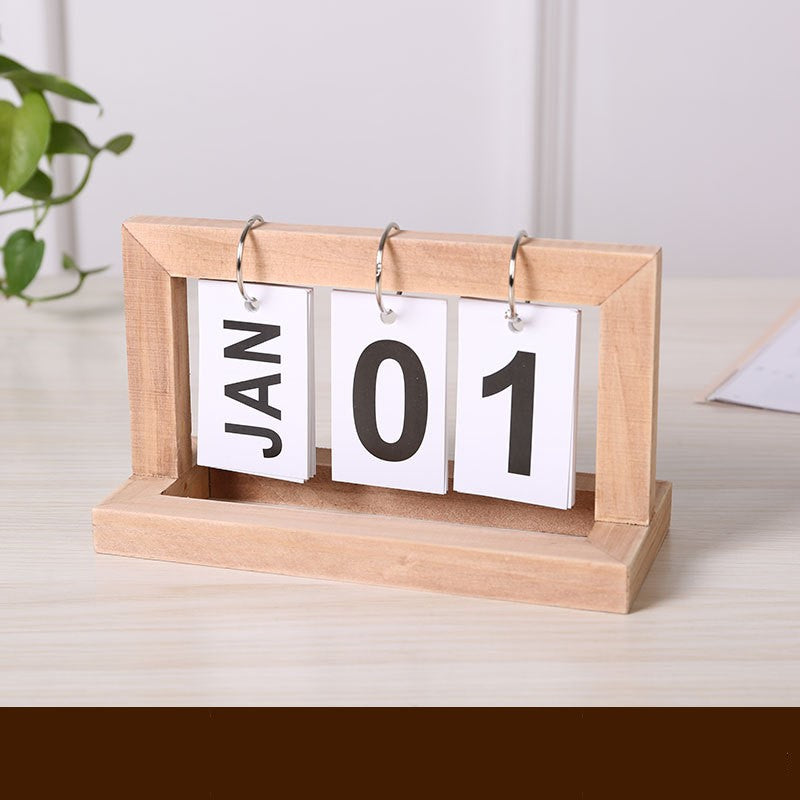 Wooden Perpetual Calendar