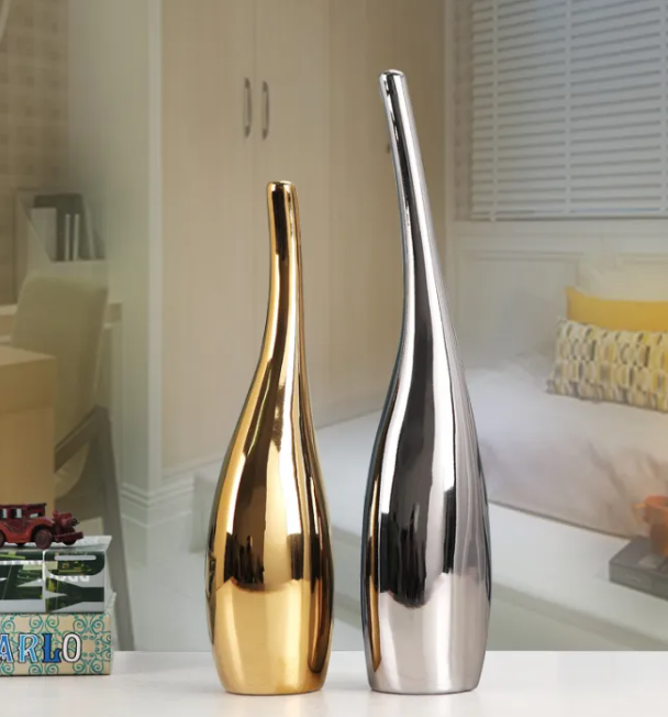 Gold Ceramic Vase