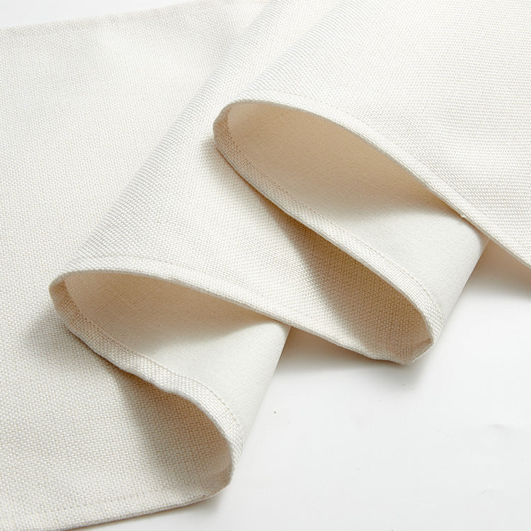 Cotton-Linen Table Runner – Warm White, 91–305cm | Loam & Linen
