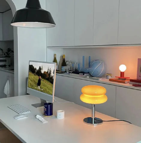 Italian Glass Table Lamp