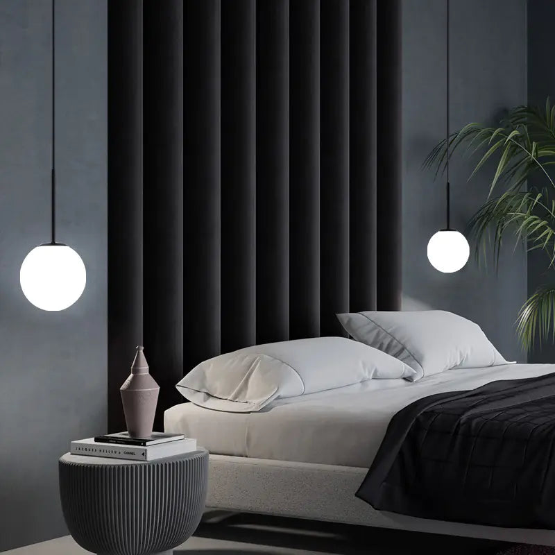 Glass Ball Pendant Light