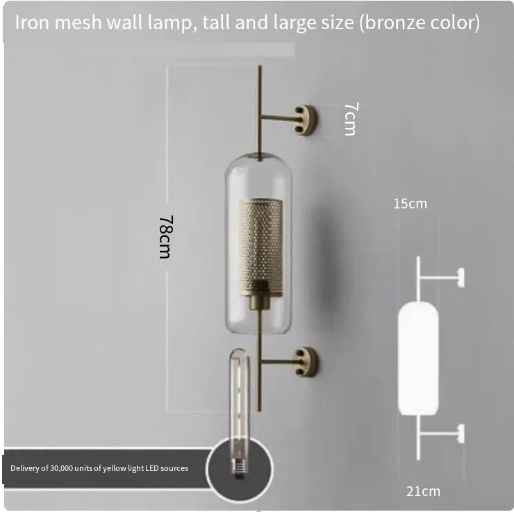 Nordic Glass Wall Sconce