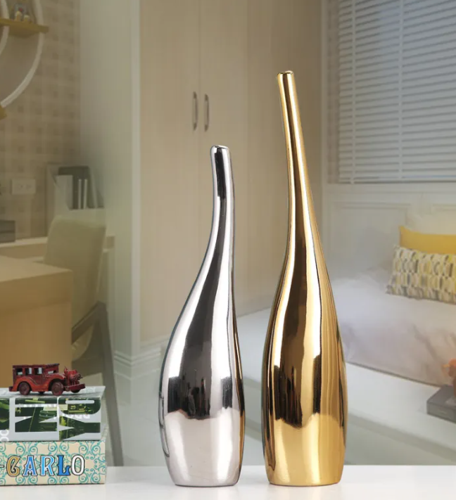 Gold Ceramic Vase