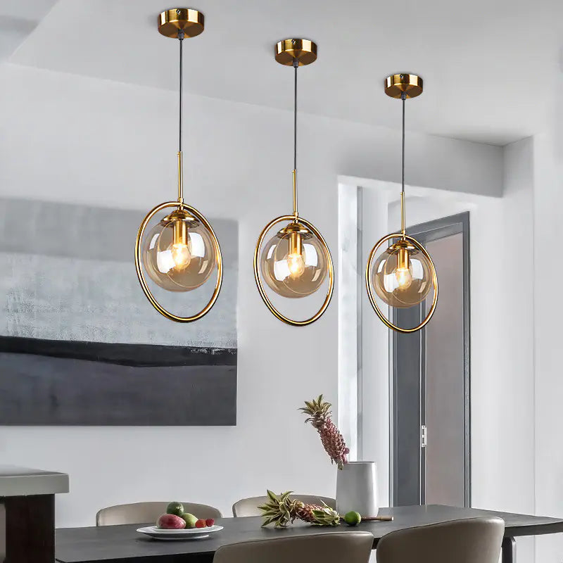 Glass Pendant Light