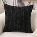 Black Bouclé Cushion Cover