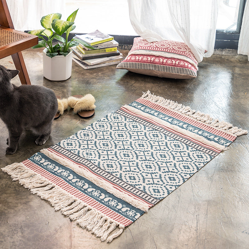Cotton Linen Tufted Rug