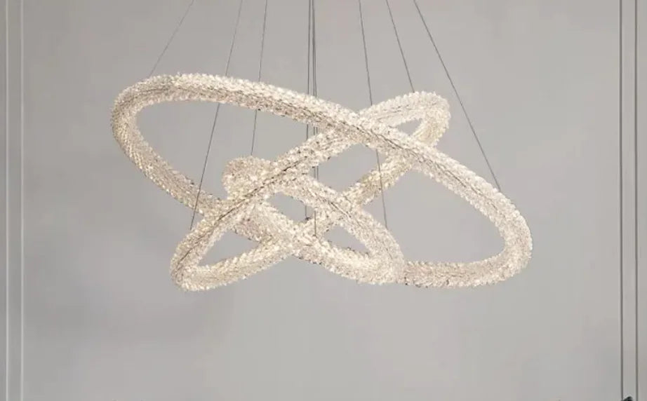 Crystal Halo Ceiling Light