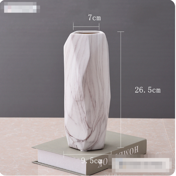 Stone-Pattern Ceramic Vase