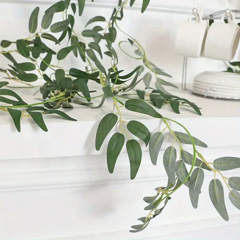 Willow Leaf Vine Greenery Garland