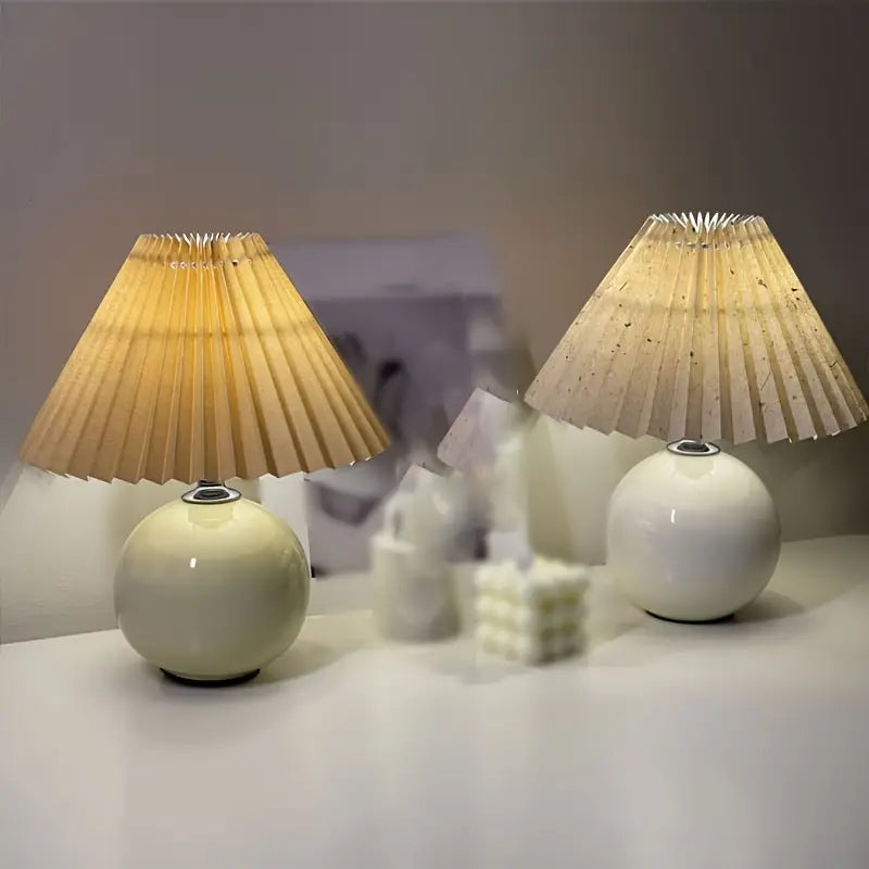 Textured Ceramic Table Lamp