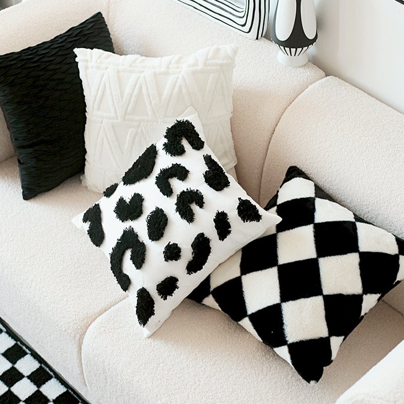 Checkerboard Sofa Cushion
