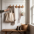 Maeve Wall Rack Solid Oak