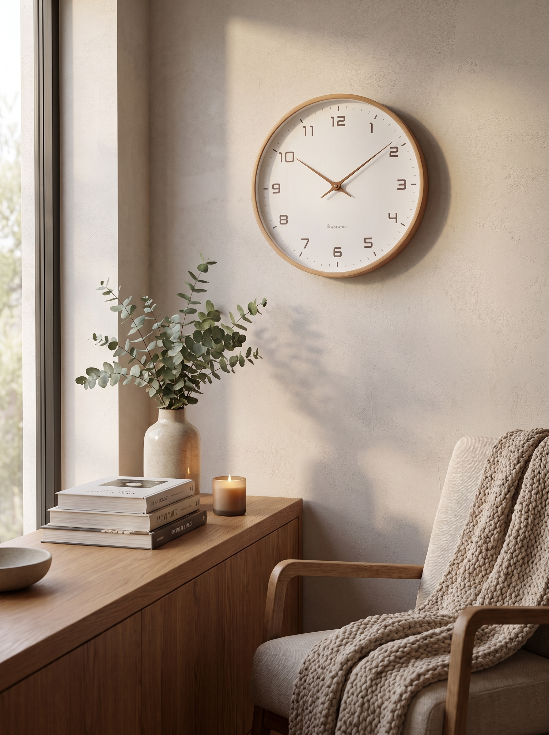Nordic Wall Clock - Ties The Room Together