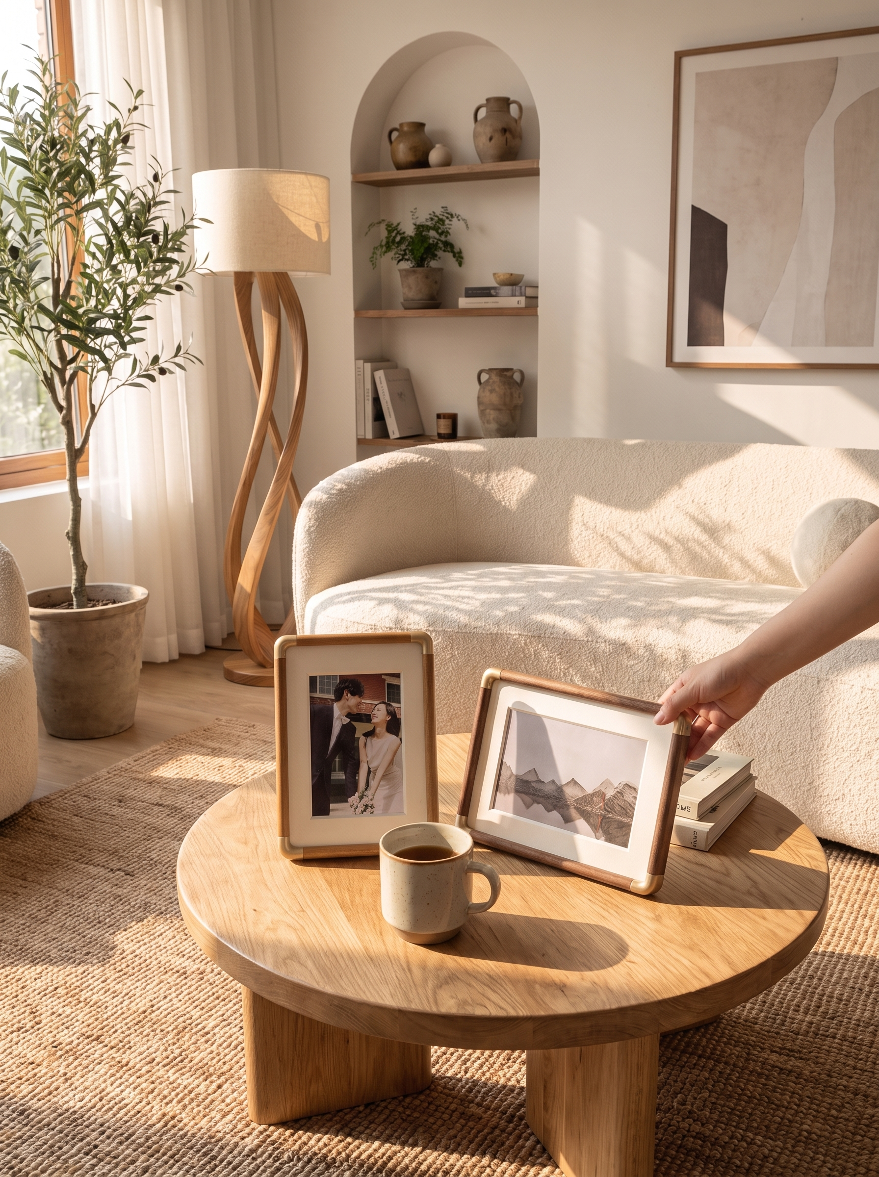 Brooks Photo Frame - Brass Toned Detailing
