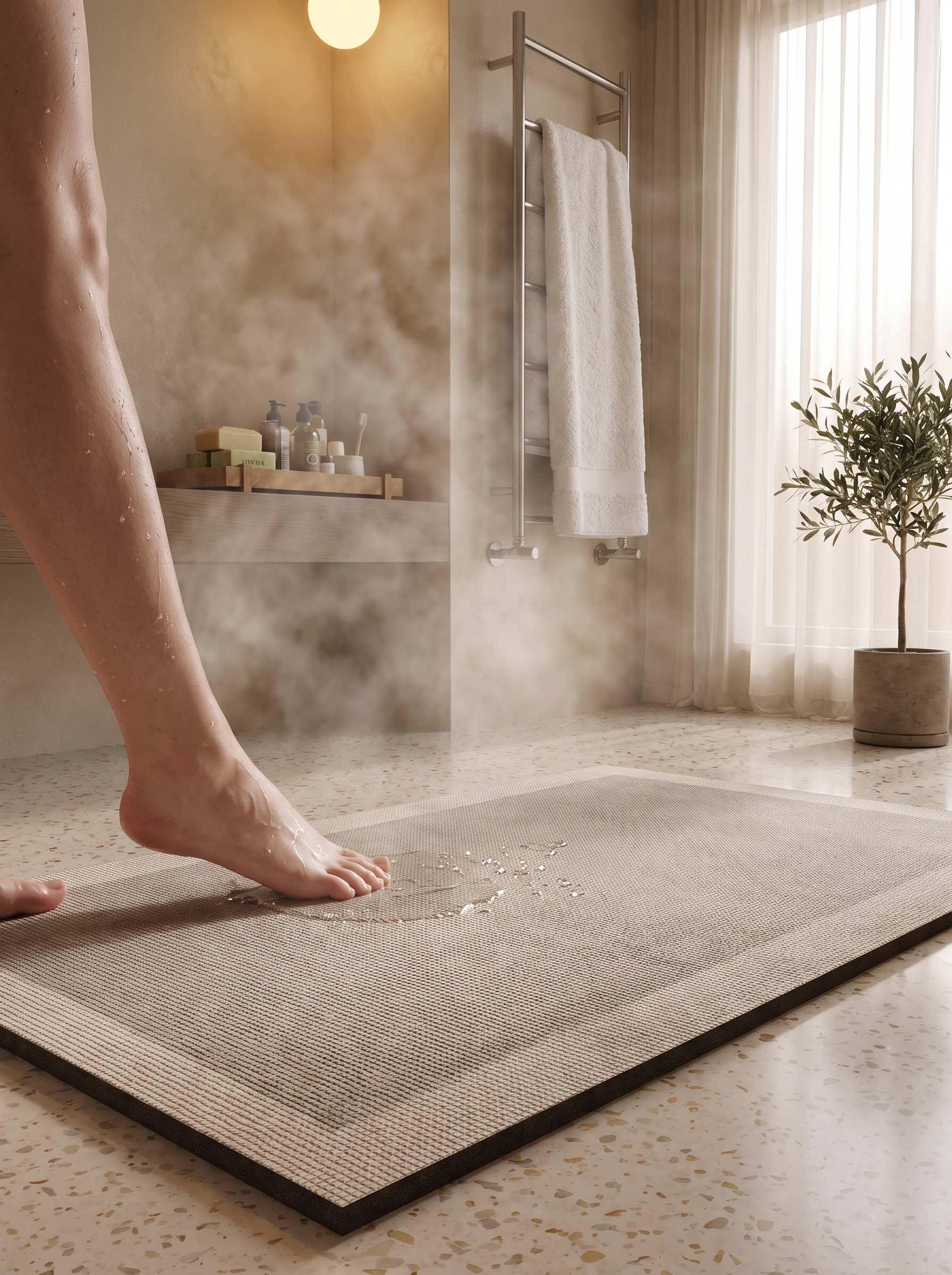 Super Absorbent Bath Mat - Instant Comfort Underfoot