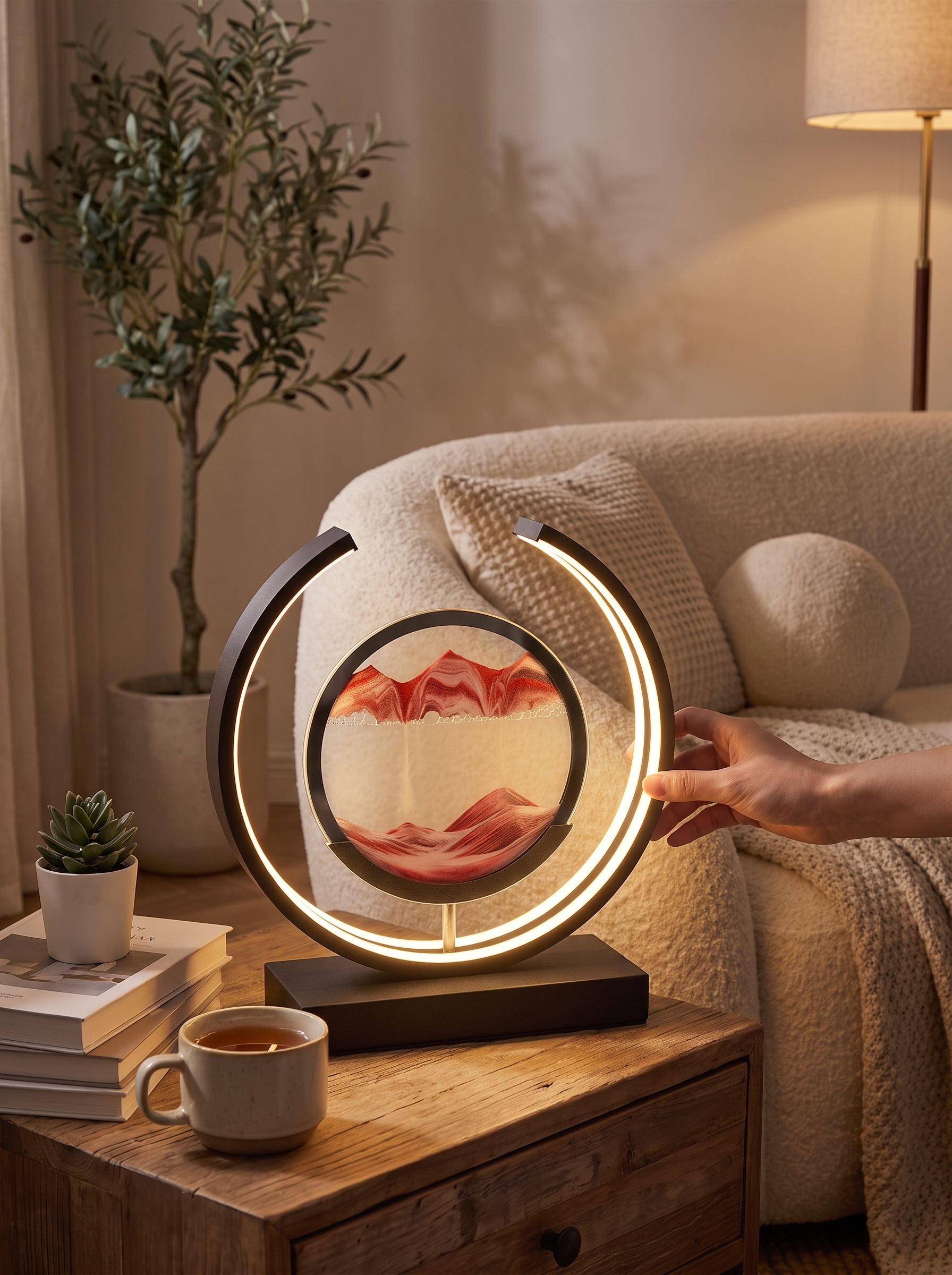 Sandlight Quicksand Lamp - Ambient Warmth