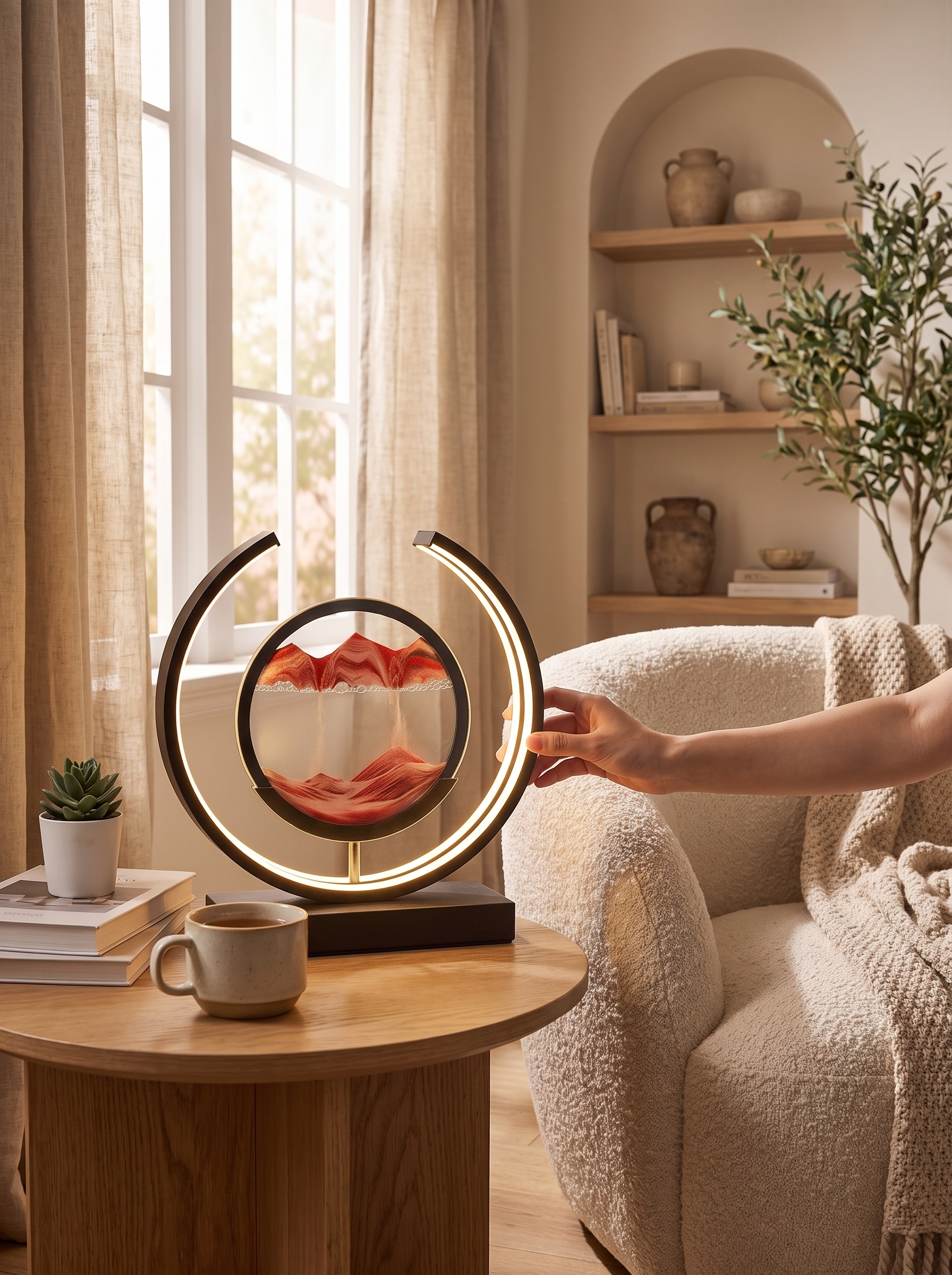 Sandlight Quicksand Lamp - Light Meets Living Art