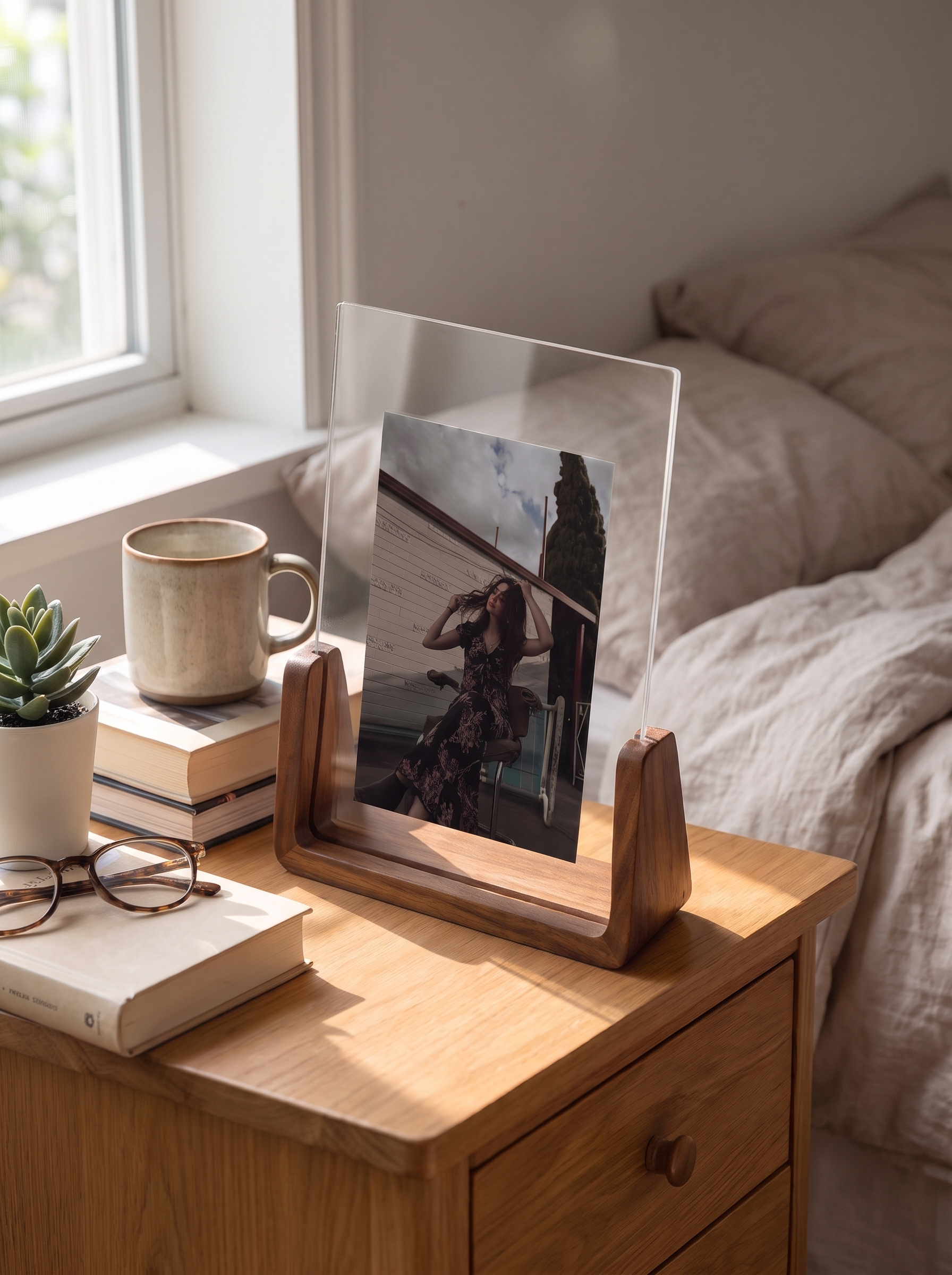 U-Shaped Photo Frame - Quiet Sophistication